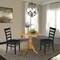 International Concepts 42 in. Dual Drop Leaf Table with 2 Ladder Back Dining Chairs - 3 Piece Dining Set K04-42DP-C46-617P - alternate 5